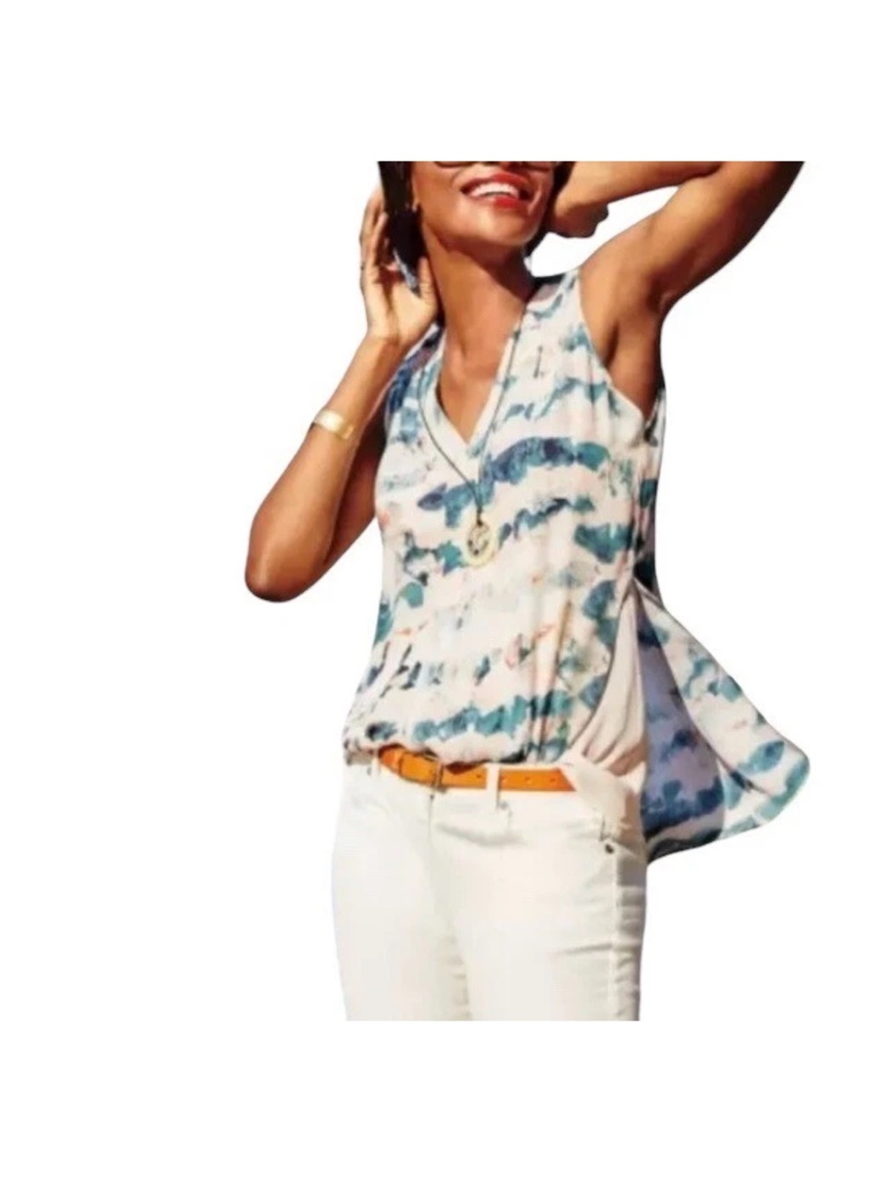 CAbi Gelato Watercolor Tunic